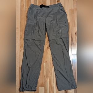 Size 10 Mountain Hardware zip off hiking pants